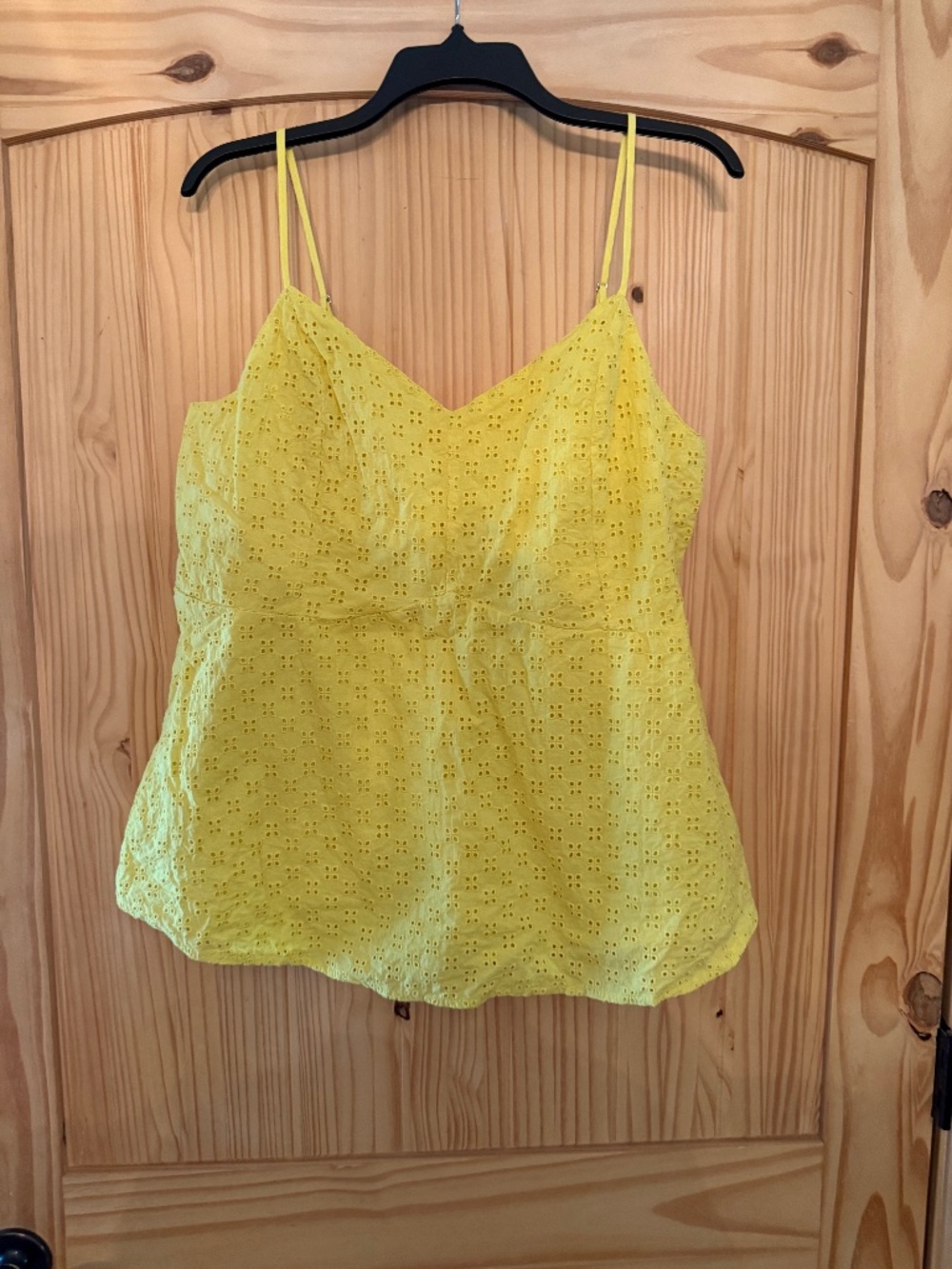 Lane Bryant eyelit cami lined EUC